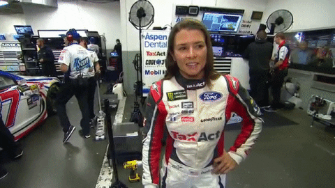 Danica Patrick Hello Nascar Car Racing GIF