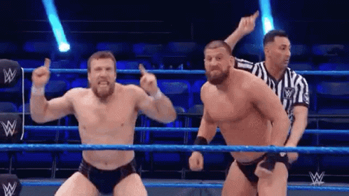 Daniel Bryan Yes Drew Gulak Victory Chant GIF