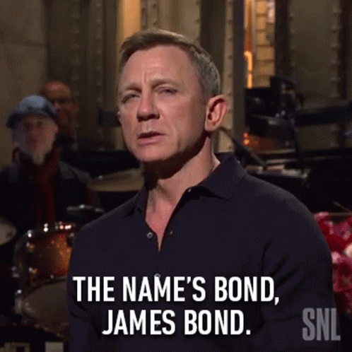 Daniel Craig As James Bond GIF