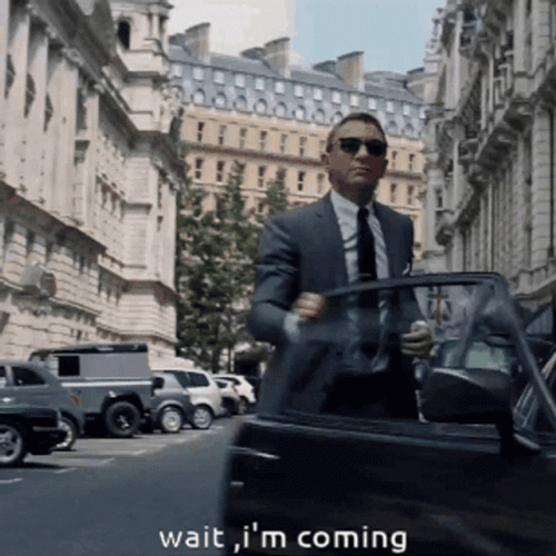 Daniel Craig Wait Im Coming GIF