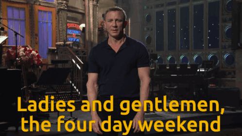 Daniel Craig Weekend Meme GIF