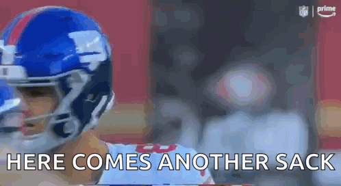 Daniel Jones Here Comes Another Sack GIF
