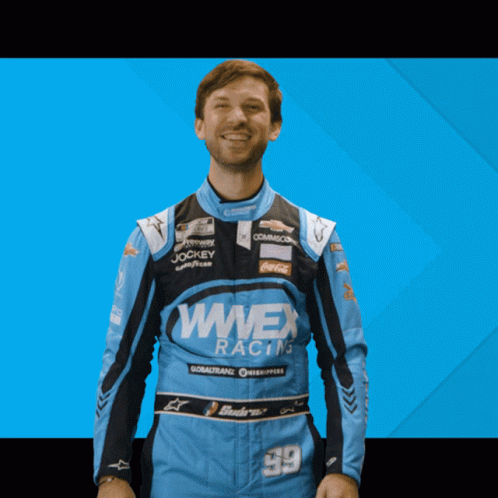 Daniel Suarez Pat Myself On The Back GIF