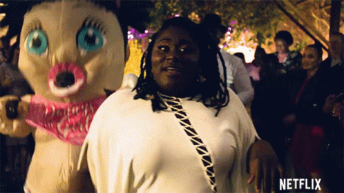 Danielle Brooks Baby Shower GIF