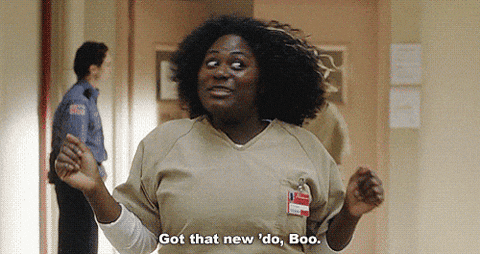 Danielle Brooks Crazy Hair Got That New Do GIF
