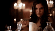 Danielle Campbell Davina The Originals Lighting Candle GIF