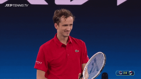 Daniil Medvedev Cute Laugh GIF