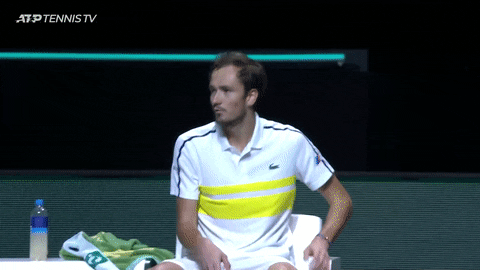 Daniil Medvedev Explaining GIF