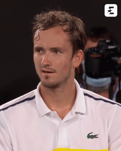Daniil Medvedev Grimace Shaking Head GIF