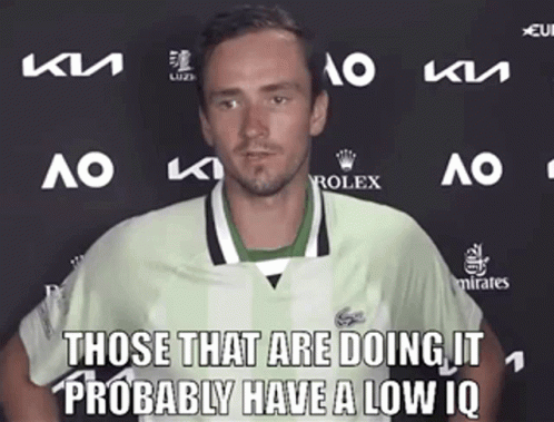 Daniil Medvedev Low Iq GIF