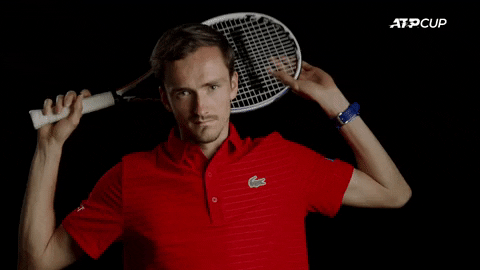 Daniil Medvedev Posing GIF