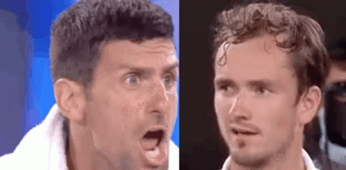 Daniil Medvedev Saying No GIF