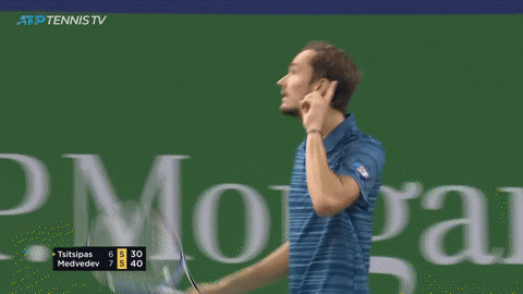 Daniil Medvedev Sending Off GIF