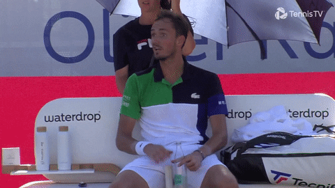 Daniil Medvedev Shouting GIF