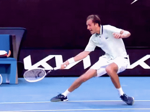 Daniil Medvedev Slipping GIF