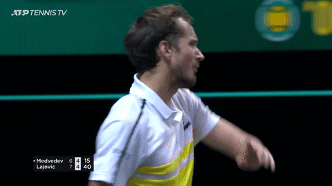 Daniil Medvedev Throwing His Racket GIF