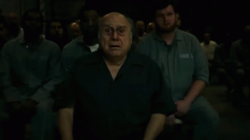 Shocked Danny Devito Oh My God GIF