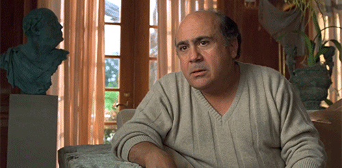 Danny Devito Mad Saying Nothing GIF