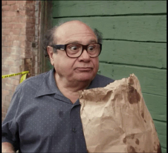 Danny Devito Making Funny Face GIF