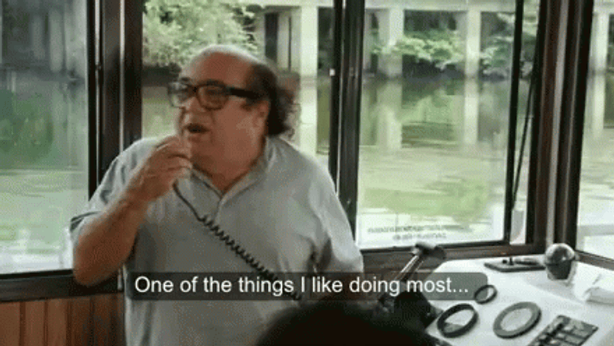 Danny Devito Ship Captain GIF