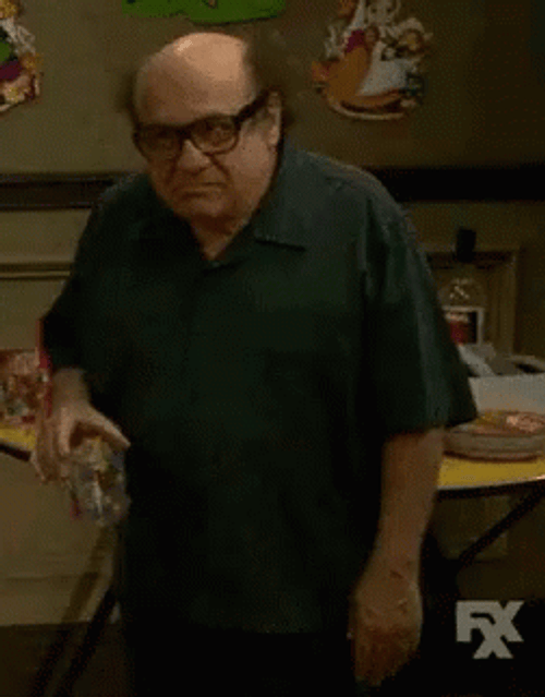 Danny Devito Timid Dance GIF