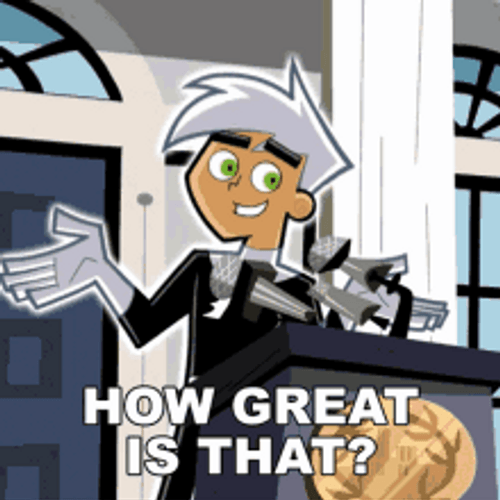 Danny Phantom Delivering Speech How Great Is That GIF