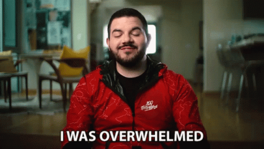 Danny Swarm I Was Overwhelmed GIF