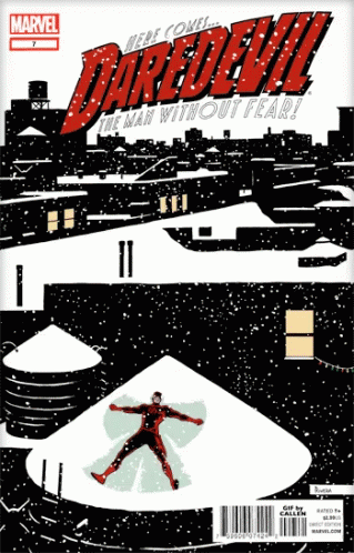 Daredevil Comic Book Cover Man Without Fear