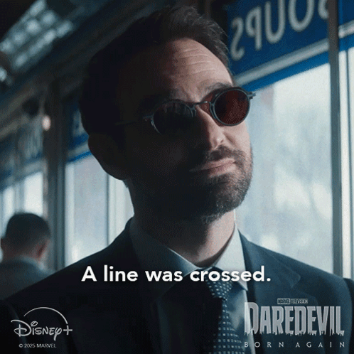 Daredevil Poster Man Wearing Sunglasses