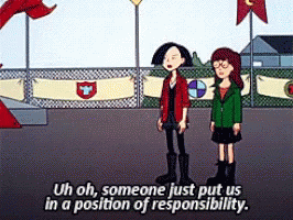 Daria Given A Responsibility GIF