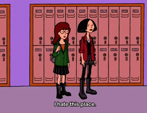 Daria Hates School GIF