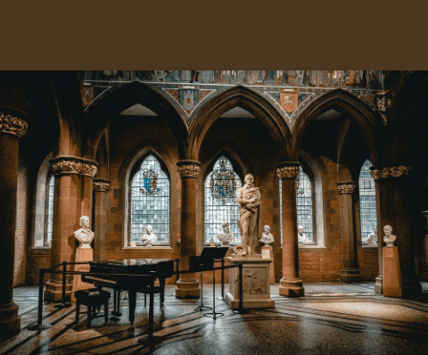 Dark Academia Classical Art Museum GIF