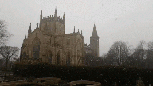 Dark Academia Dunfermline Abbey GIF
