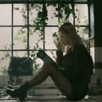 Dark Academia Reading Maeve Wiley GIF