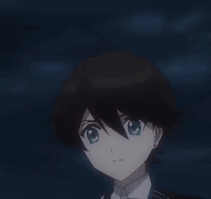 Dark Background Blue Eyed Face Close Up