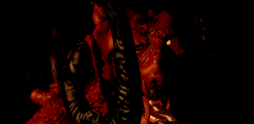 Dark Background With Red and Black Spots