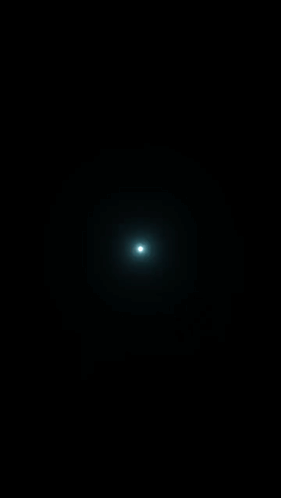 Dark Blue Background With Floating Stars