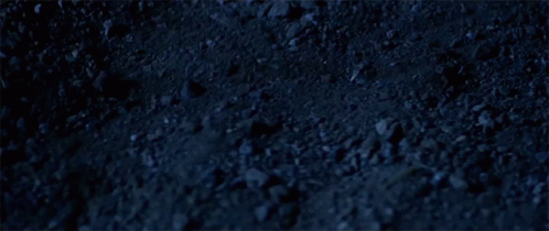 Dark Blue Background with Rocks and Dirt