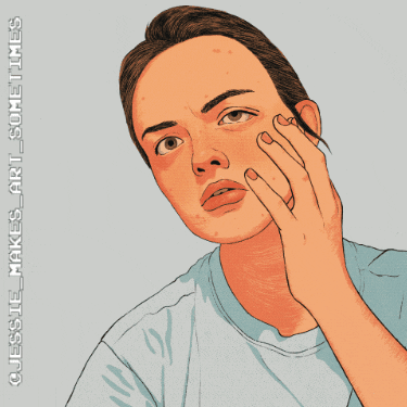 Dark Circles Face Pulls GIF