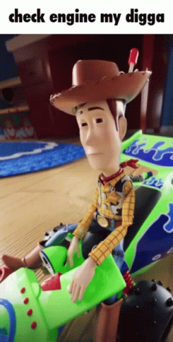 Dark Engine Woody Hand Shake Toy Story GIF