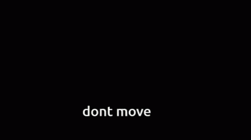 Dark Forest Scene Dont Move GIF