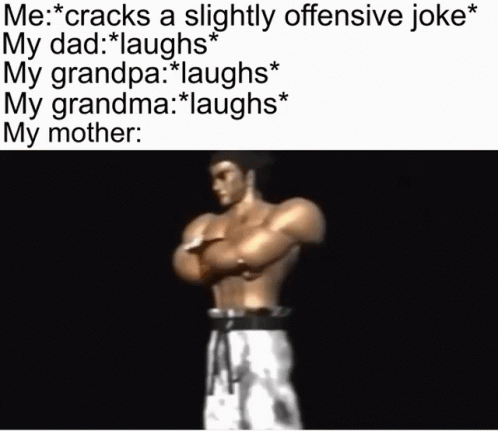 Dark Humor Tekken Character Side Eye GIF