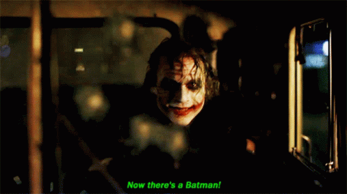 Dark Knight Joker Driving GIF