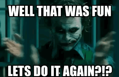 Dark Knight Joker Face Well That Was Fun