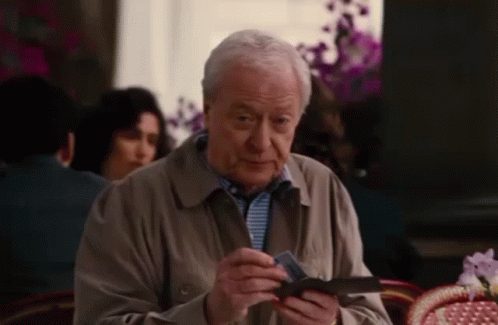 Dark Knight Michael Caine GIF