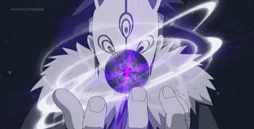Dark Rasengan Purple GIF