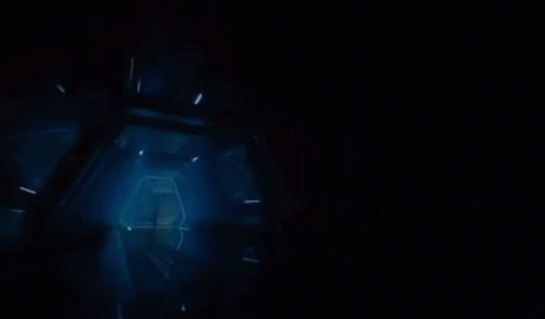 Dark Room With Blue Light