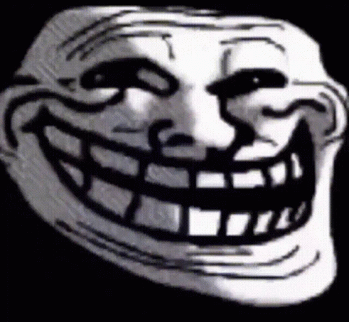 Dark Sad Troll Face Meme GIF