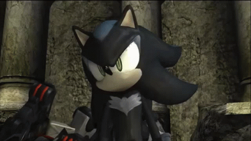 Dark Sonic Disappointed Sigh GIF