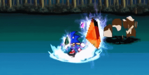 Dark Sonic Gathering Energy GIF